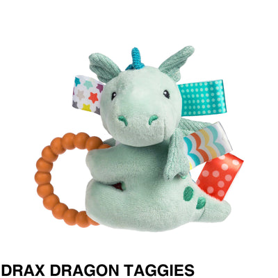 Mary Meyer Teether Rattle Drax Dragon Taggies