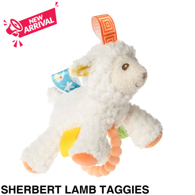 Mary Meyer Teether Rattle Sherbert Lamb Taggies