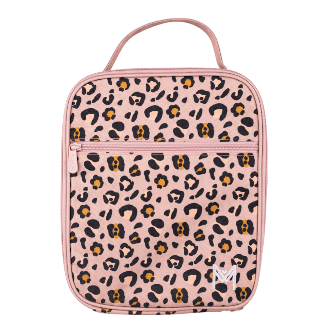 Montiico Insulated Lunch Bag Large Blossom Leopard