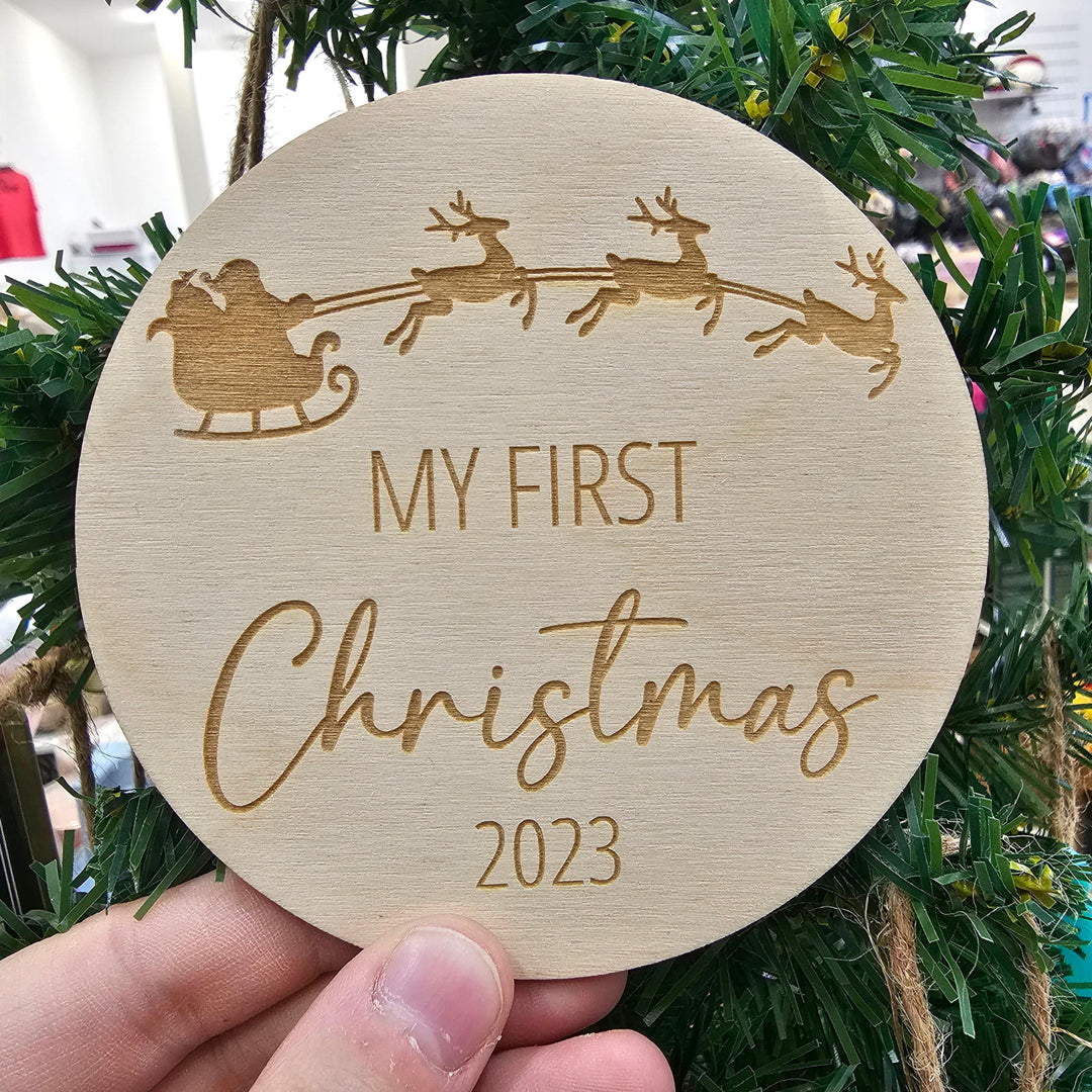 My First Christmas Plaque