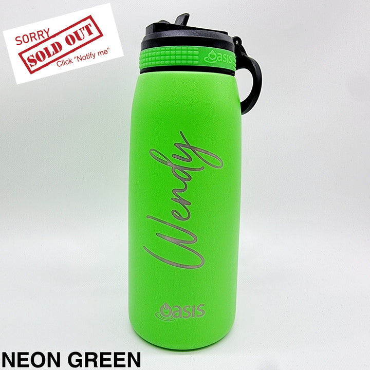 Oasis Sipper Bottle 780Ml Neon Green