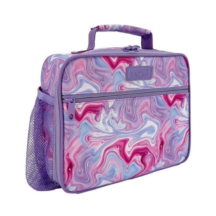 Sachi Lunch Bag W/ Bottle Holder Marble Swirls