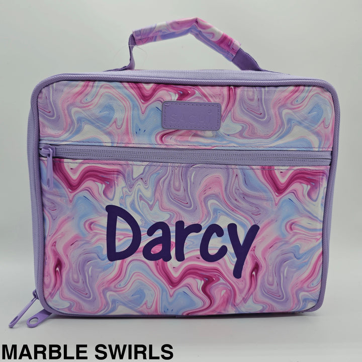 Sachi Lunch Bag W/ Bottle Holder Marble Swirls