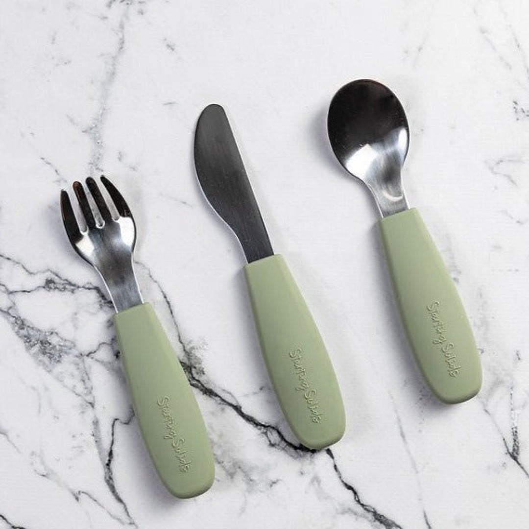 Starting Solids Big Kid Silvie Cutlery Set