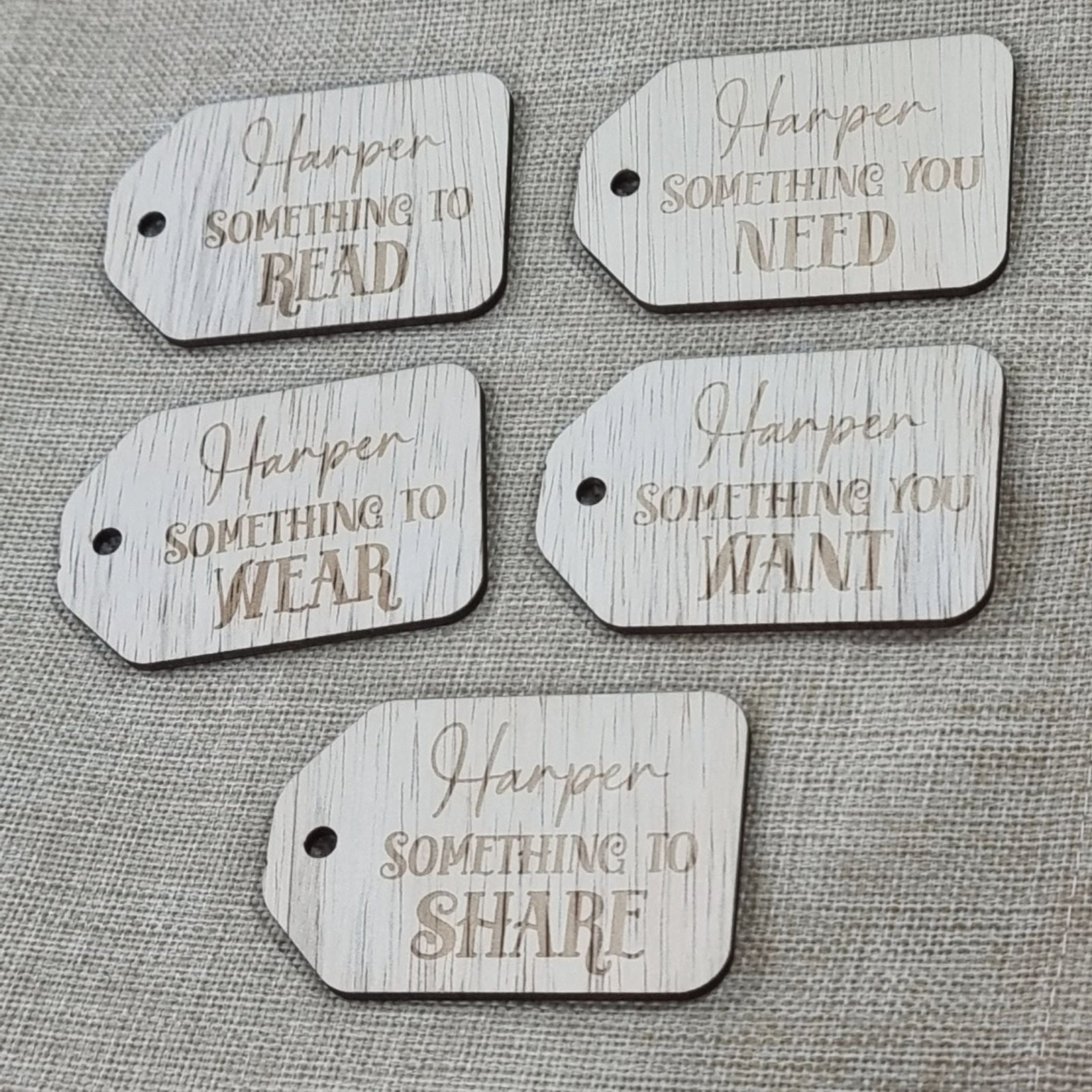 Something To Engraved Gift Tags PERSONALISED Tazmyrtle Designs