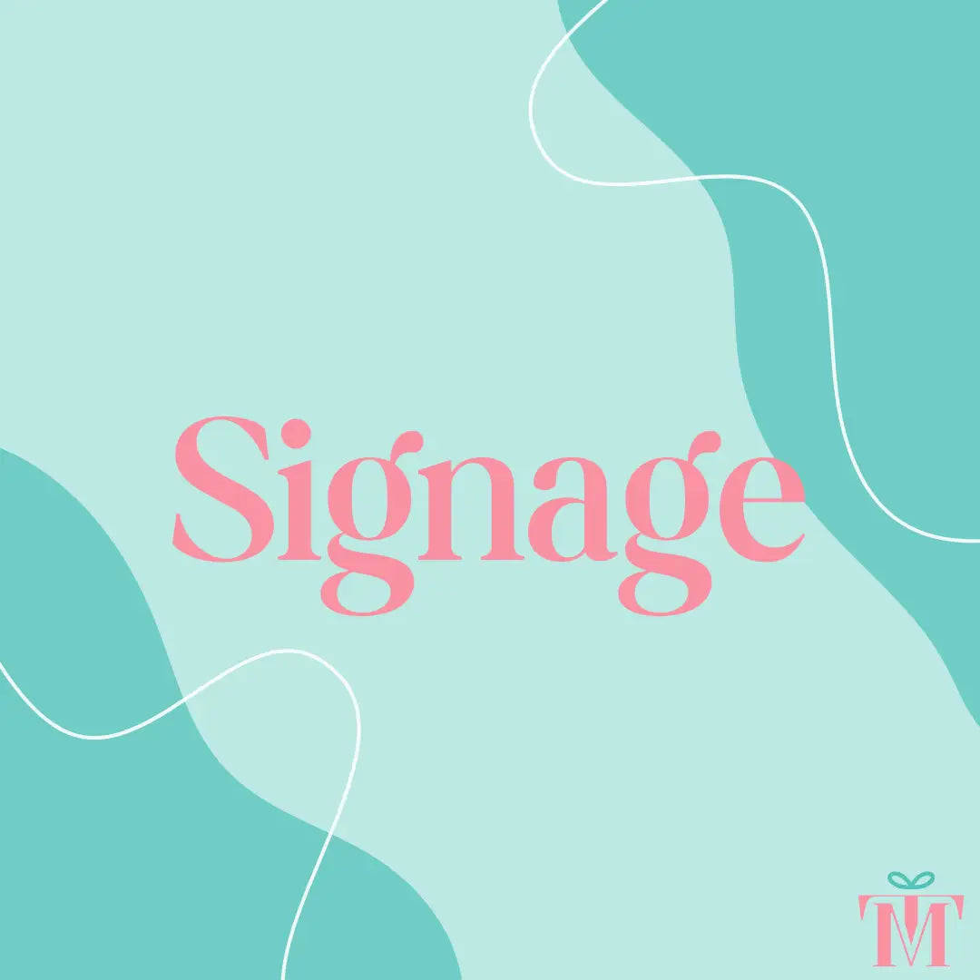 SIGN’S & PLAQUE’S