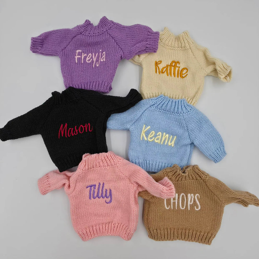 Embroidered Jumper for Medium Plush