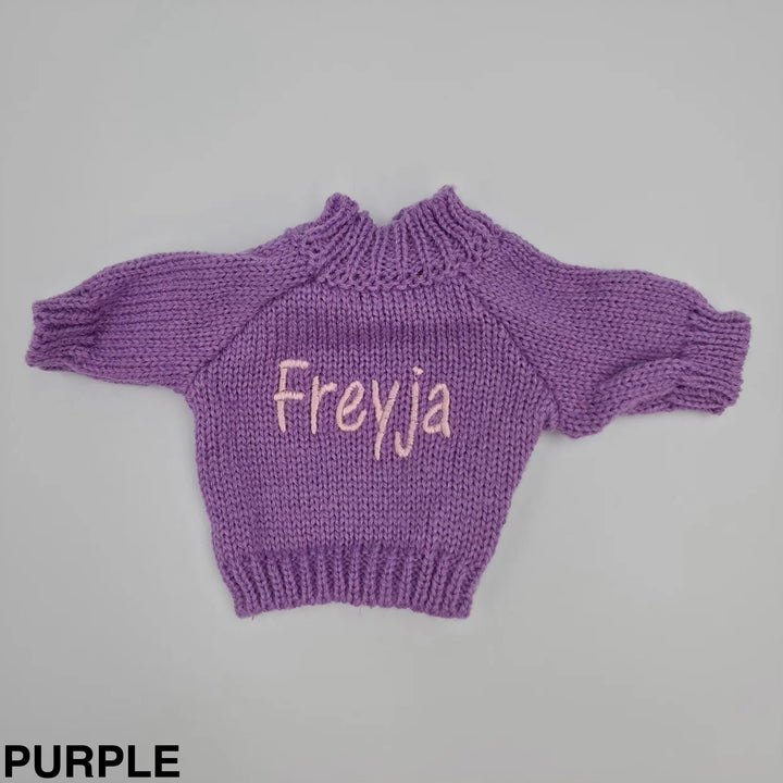 Embroidered Jumper for Medium Plush