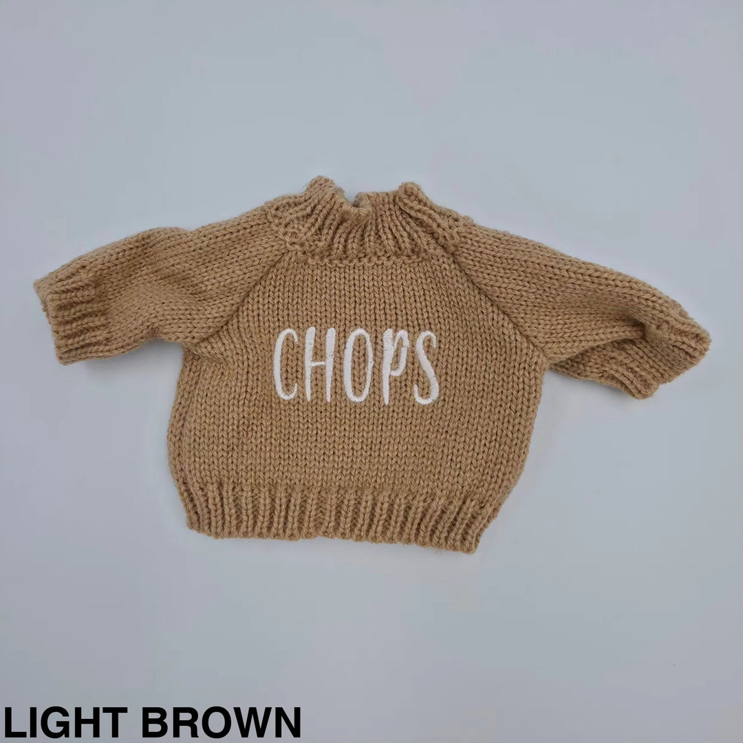 Embroidered Jumper for Medium Plush