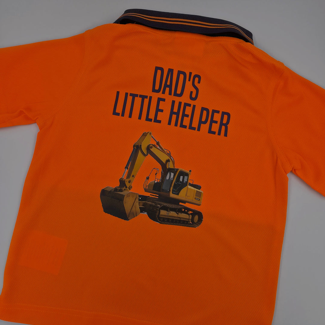 Kids HiVis Short Sleeve Polo