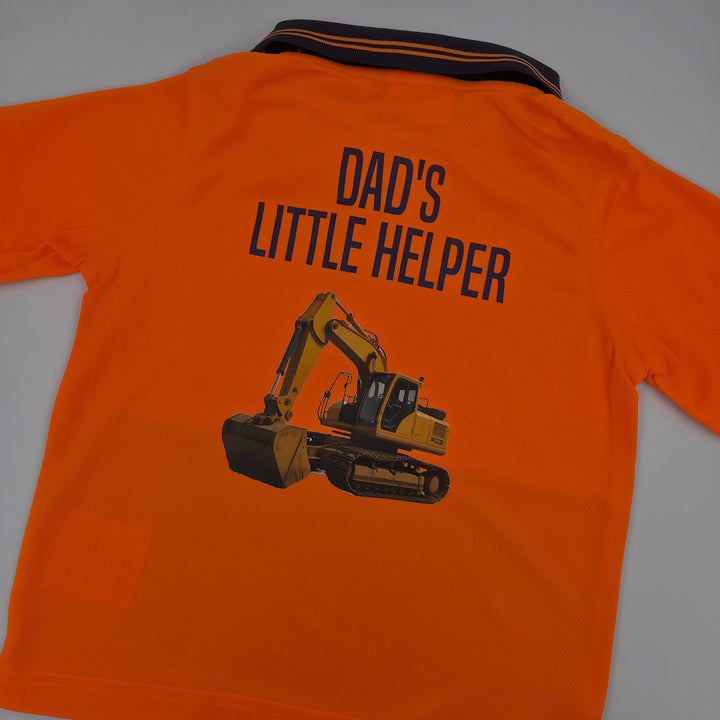 Kids HiVis Short Sleeve Polo