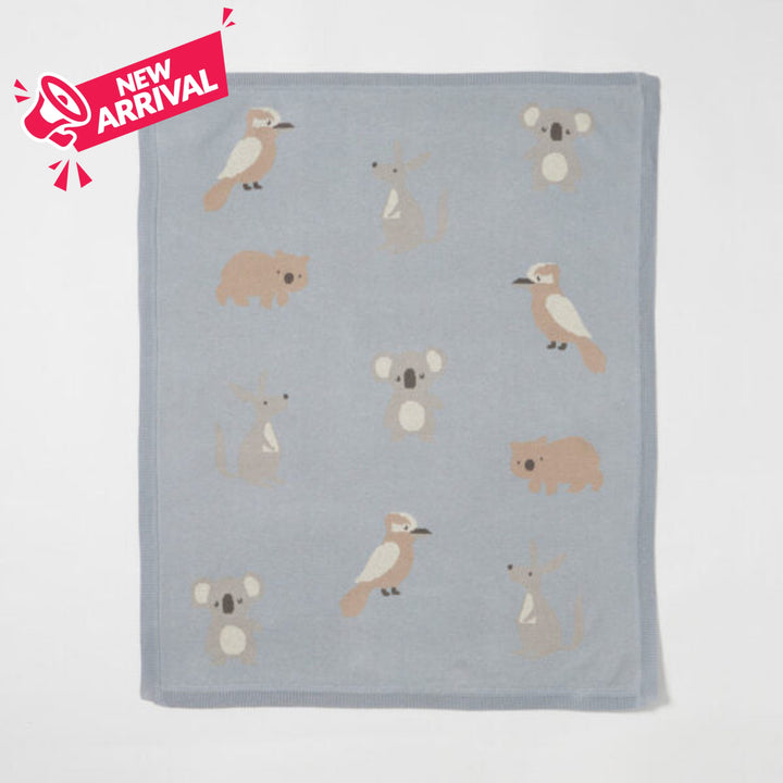 Jiggle &amp; Giggle Knit Blanket