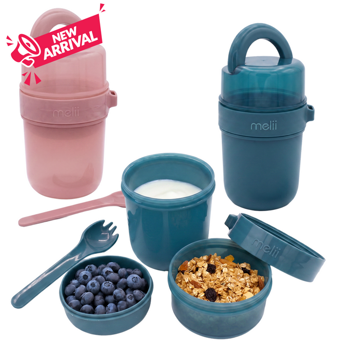 Melii Luxe Yoghurt or Salad On-The-Go with spoon 780ml