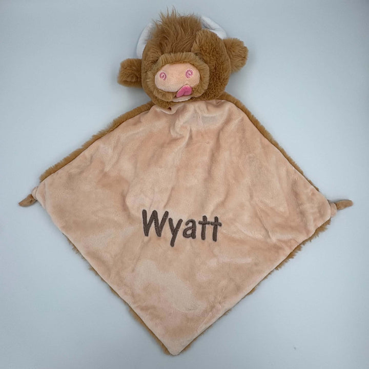 Highland Cow Cubby Comforter