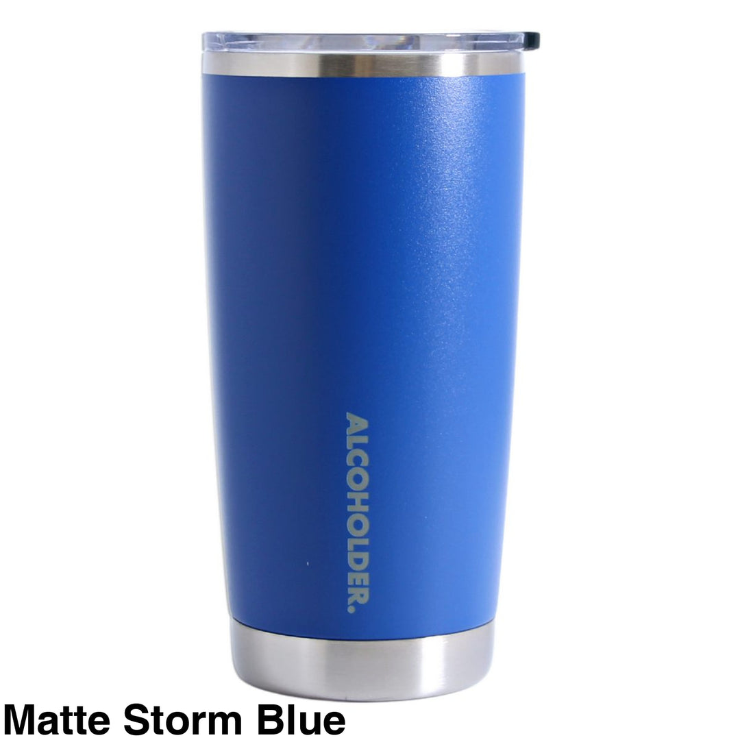 Alcoholder 5 Oclock Insulated Tumbler 590Ml Matte Storm Blue