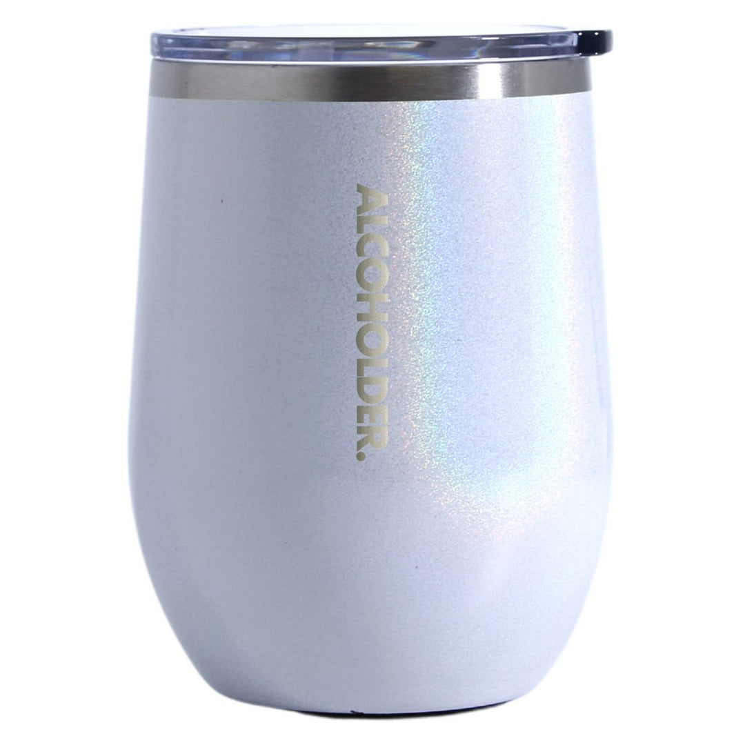 Alcoholder Insulated Wine Tumbler Unicorn Sparkles