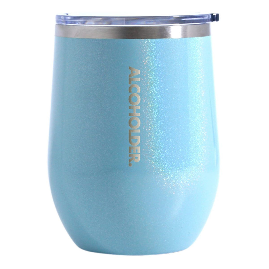 Alcoholder Insulated Wine Tumbler Aqua Mist