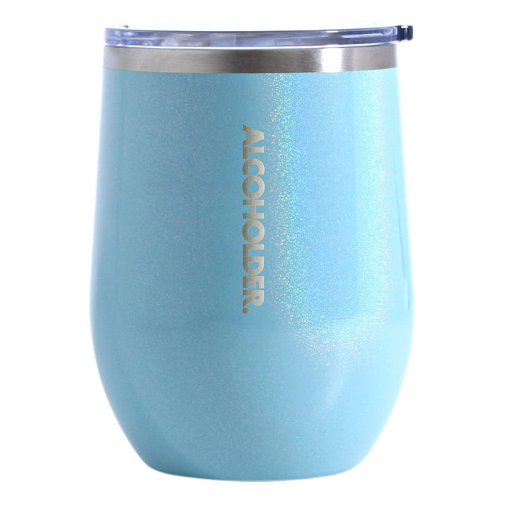 Alcoholder Insulated Wine Tumbler Aqua Mist