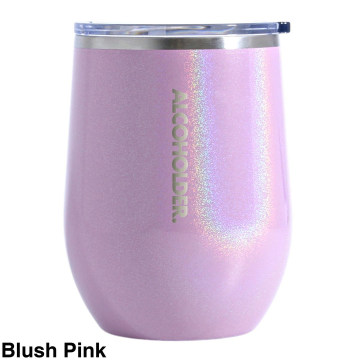 Alcoholder Insulated Wine Tumbler Blush Pink