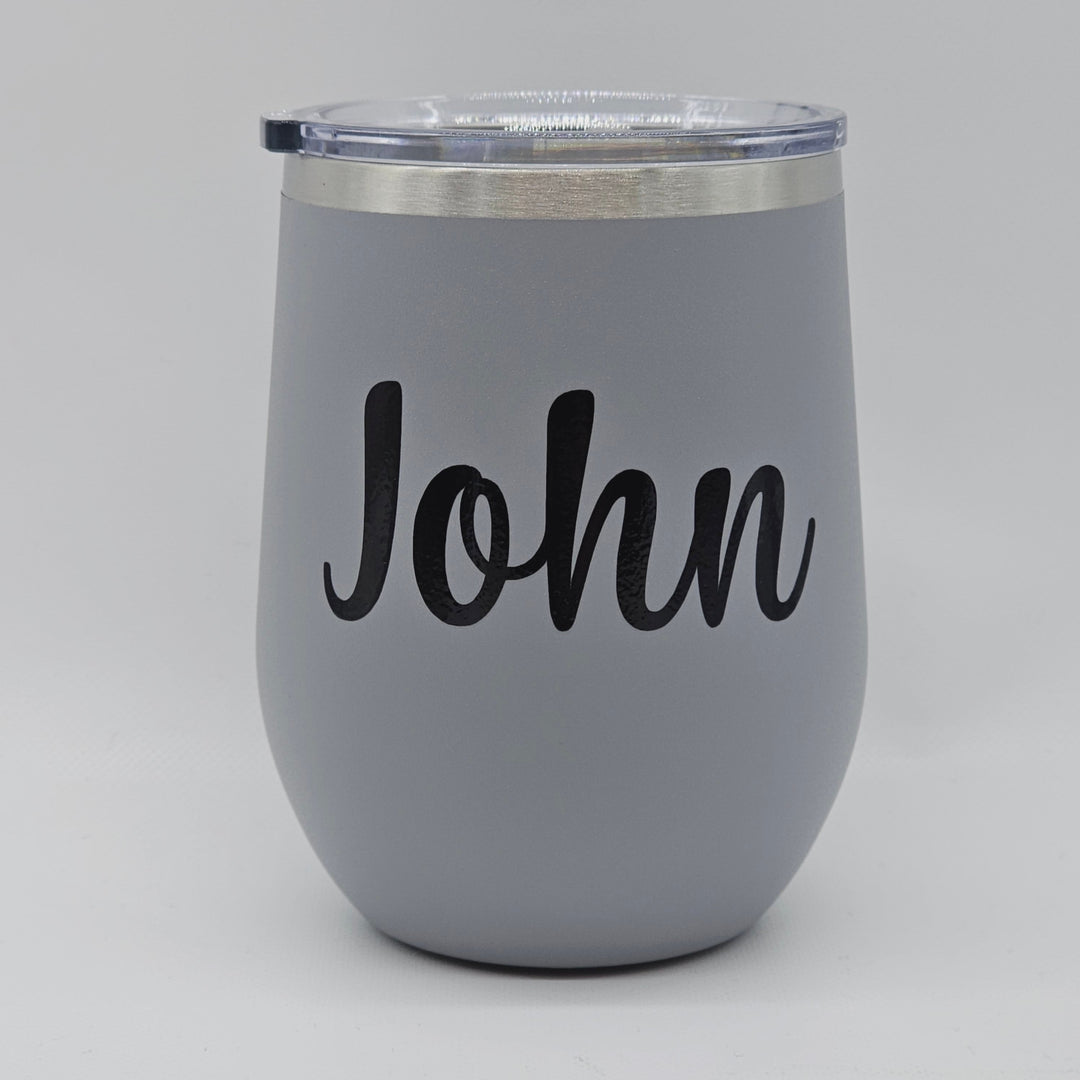 Alcoholder Insulated Wine Tumbler Cement Grey