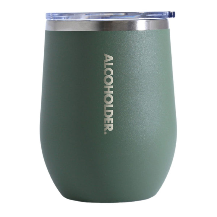 Alcoholder Insulated Wine Tumbler Matte Hunter Green