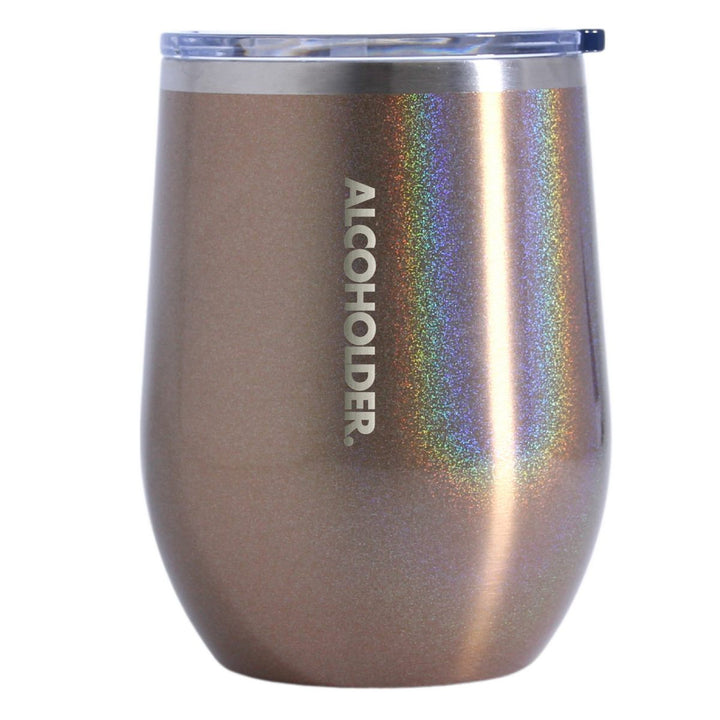 Alcoholder Insulated Wine Tumbler Rose Gold