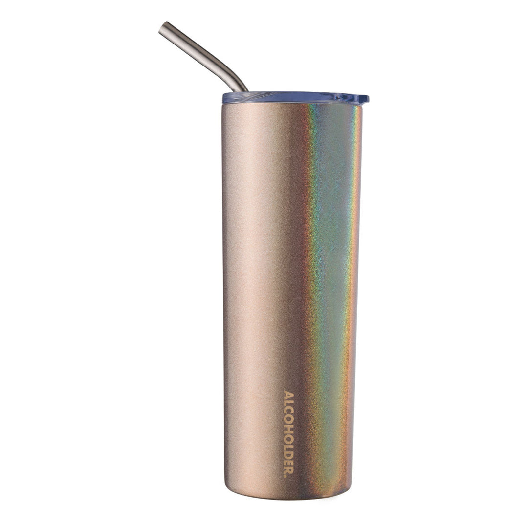 Alcoholder Skinny (Skny) Insulated Tumbler 590Ml Glitter Rose Gold