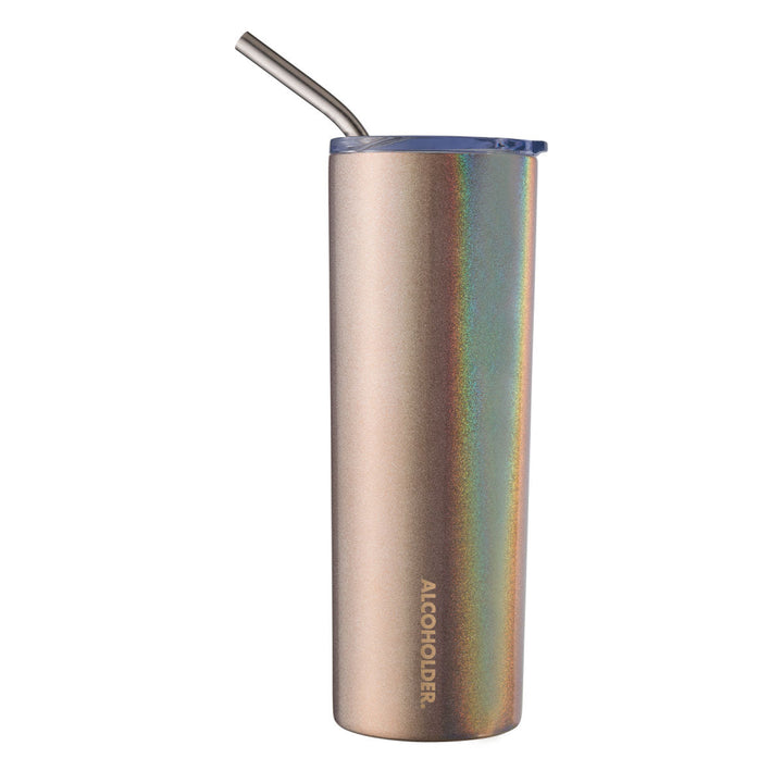 Alcoholder Skinny (Skny) Insulated Tumbler 590Ml Glitter Rose Gold