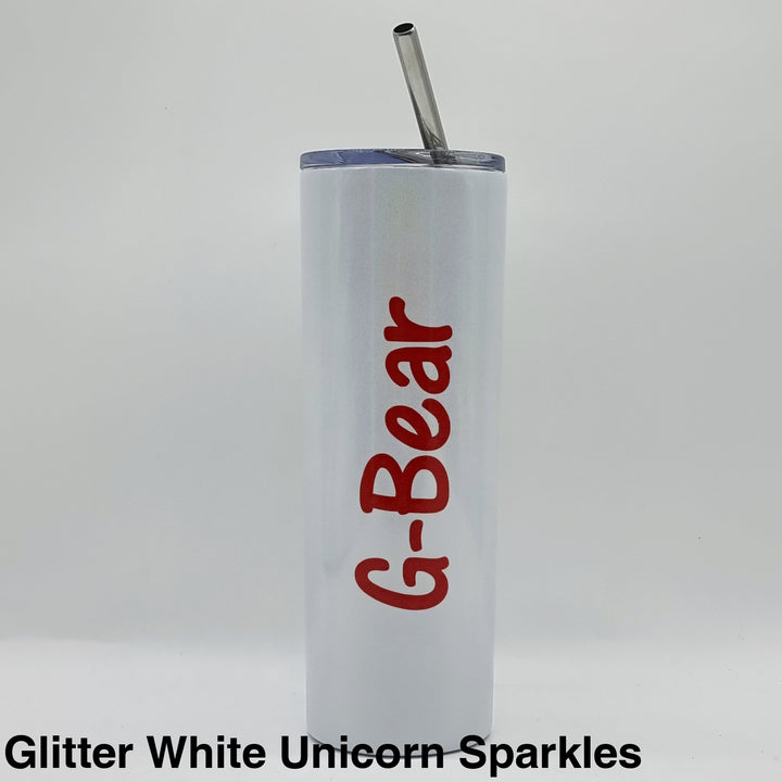 Alcoholder Skinny (Skny) Insulated Tumbler 590Ml Glitter Unicorn Sparkles