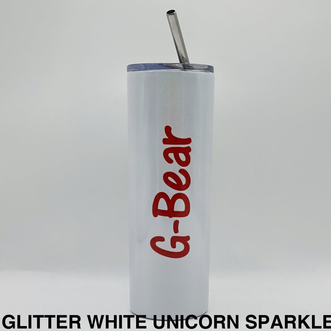 Alcoholder Skinny (Skny) Insulated Tumbler 590Ml Glitter Unicorn Sparkles