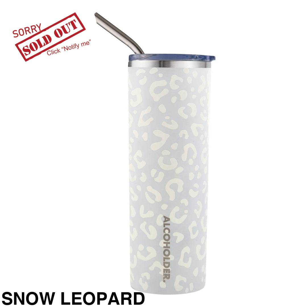 Alcoholder Skinny (Skny) Insulated Tumbler 590Ml Snow Leopard
