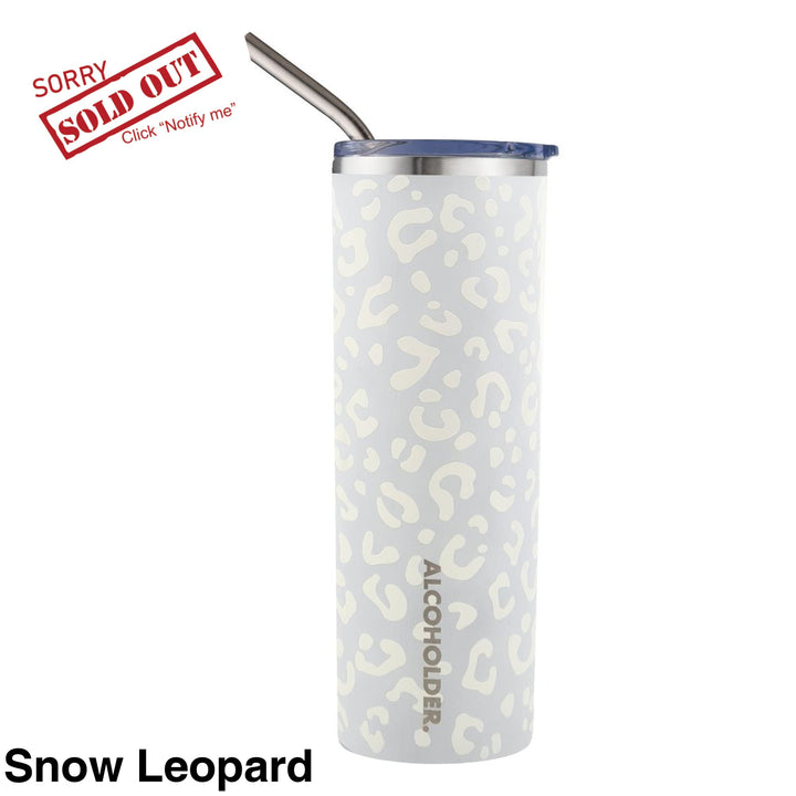 Alcoholder Skinny (Skny) Insulated Tumbler 590Ml Snow Leopard