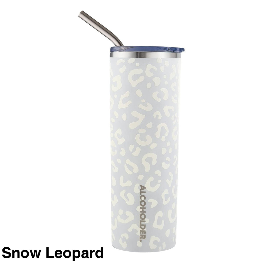 Alcoholder Skinny (Skny) Insulated Tumbler 590Ml Snow Leopard
