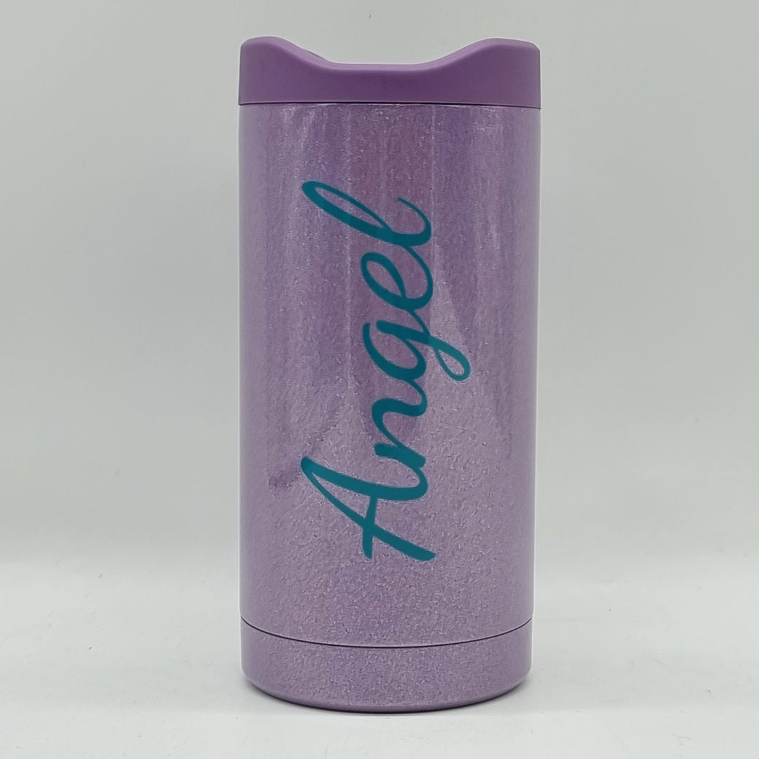 Alcoholder Slimzero Slim Can Cooler Glitter Ultra Violet