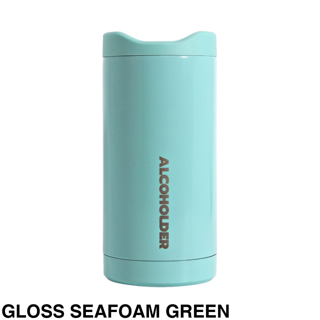 Alcoholder Slimzero Slim Can Cooler Gloss Seafoam Green