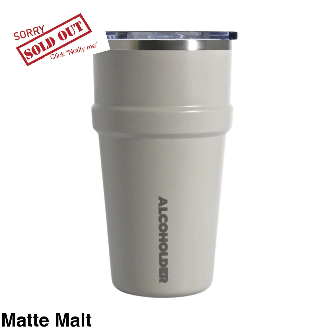 Alcoholder Stax Stackable Insulated Tumbler 475Ml Matte Malt