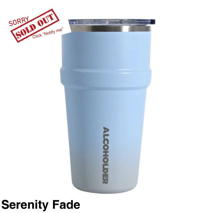 Alcoholder Stax Stackable Insulated Tumbler 475Ml Serenity Fade