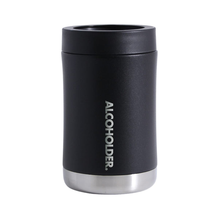 Alcoholder Stubzero Can & Bottle Stubby Cooler Matte Black