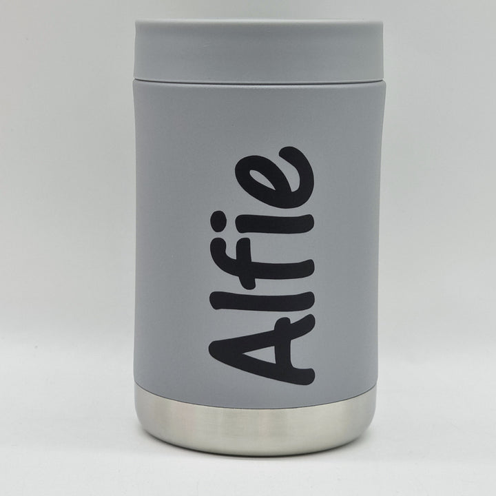Alcoholder Stubzero Can & Bottle Stubby Cooler Matte Cement Grey