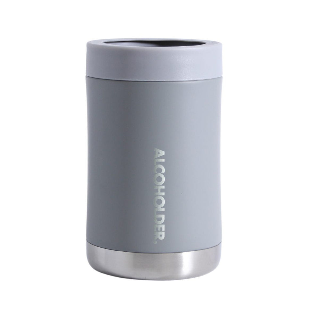 Alcoholder Stubzero Can & Bottle Stubby Cooler Matte Cement Grey