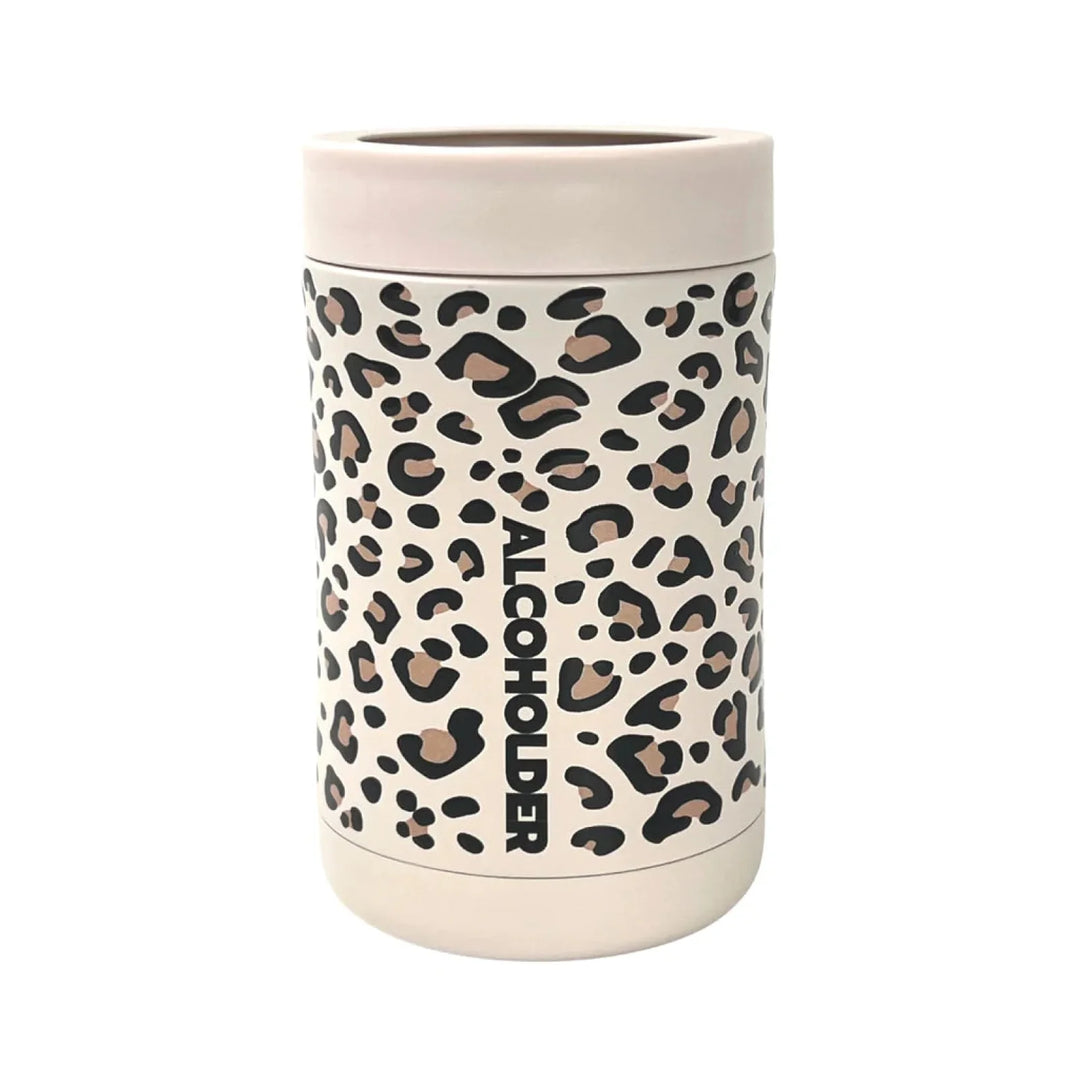 Alcoholder Stubzero Can & Bottle Stubby Cooler Leopard