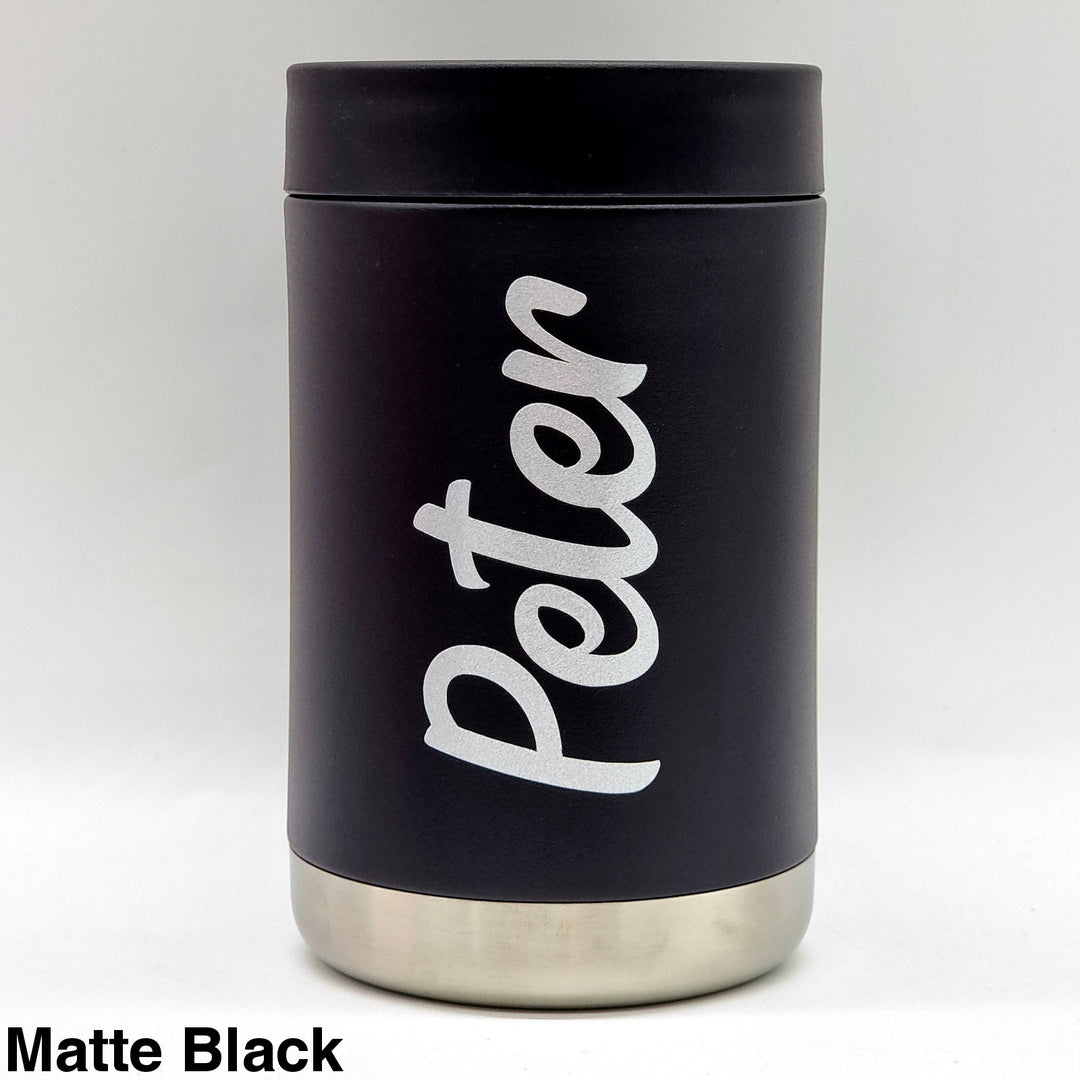 Alcoholder Stubzero Can & Bottle Stubby Cooler Matte Black