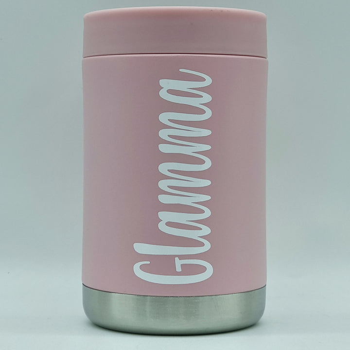Alcoholder Stubzero Can & Bottle Stubby Cooler Matte Blush Pink