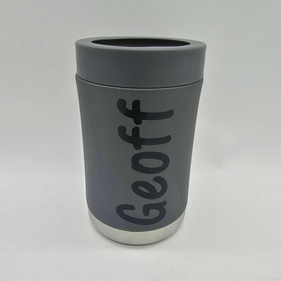Alcoholder Stubzero Can & Bottle Stubby Cooler Matte Cement Grey