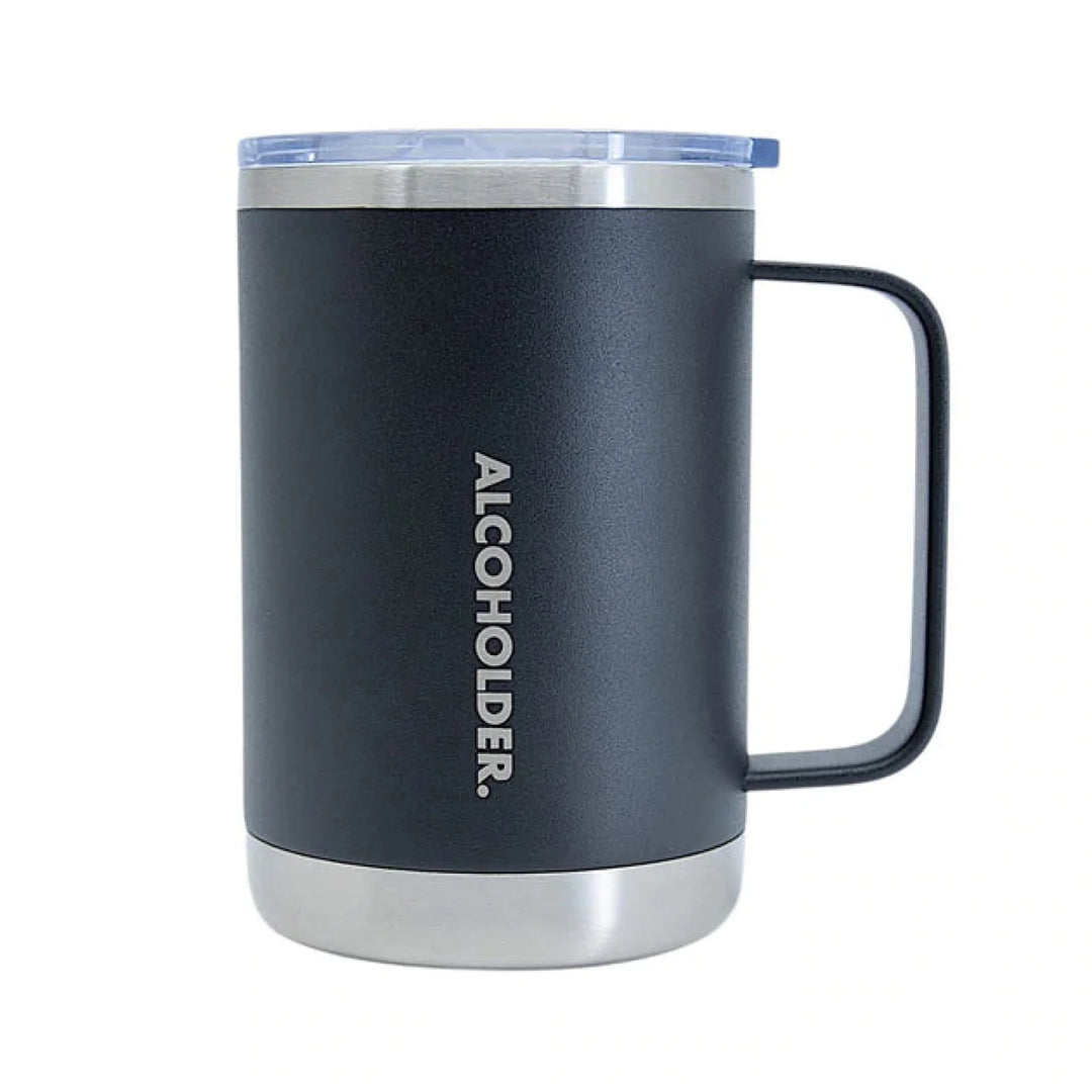 Alcoholder Tankd Insulated Mug With Handle 475Ml Matte Black