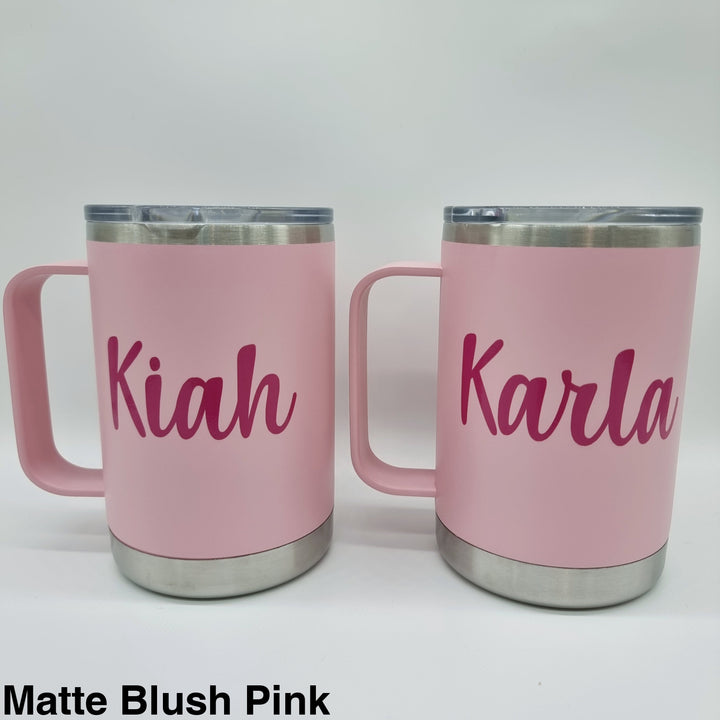 Alcoholder Tankd Insulated Mug With Handle 475Ml Matte Blush Pink