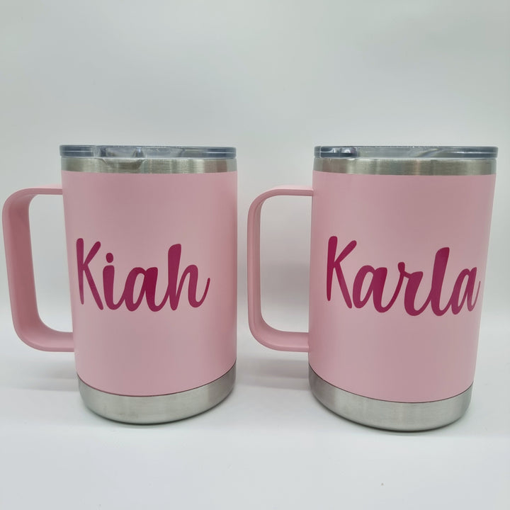 Alcoholder Tankd Insulated Mug With Handle 475Ml Matte Blush Pink