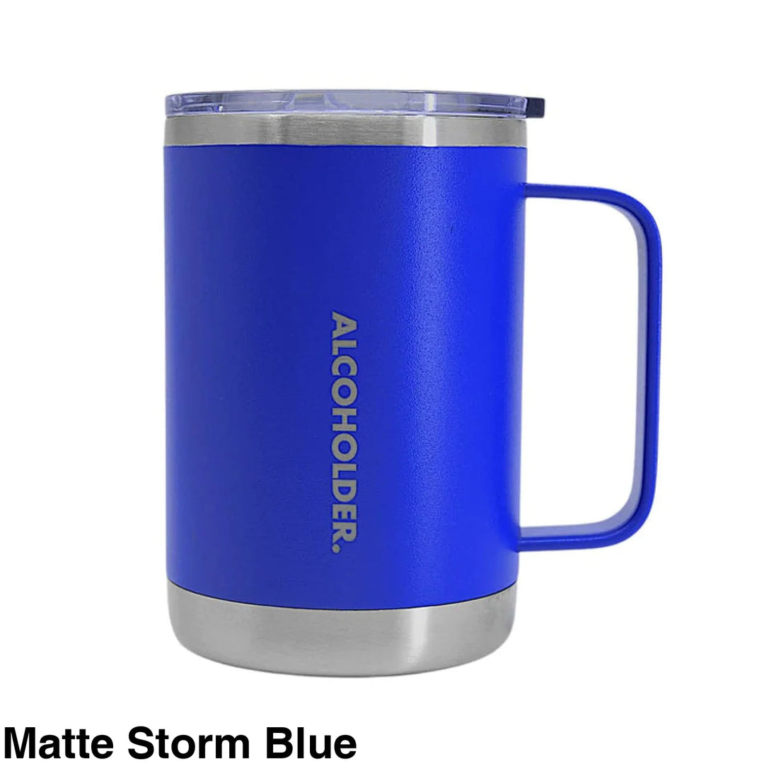 Alcoholder Tankd Insulated Mug With Handle 475Ml Matte Storm Blue