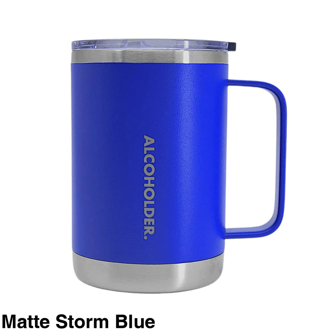 Alcoholder Tankd Insulated Mug With Handle 475Ml Matte Storm Blue