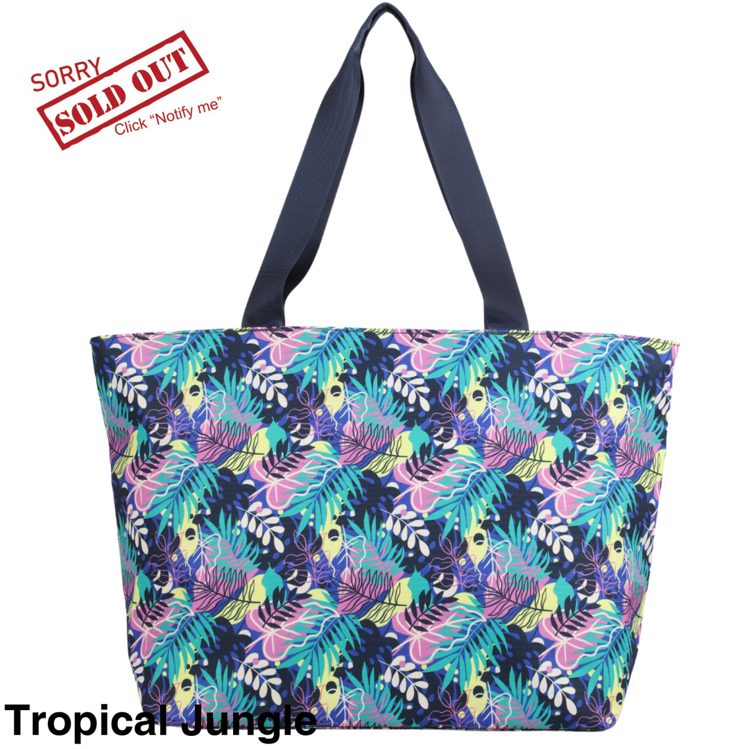 Alimasy Everyday Tote Bag *Preorder Due Approx 1/12/22* Tropical Jungle